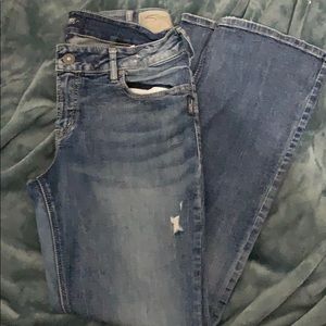 NEW WITH OUT TAGS Silver Bootcut Jeans